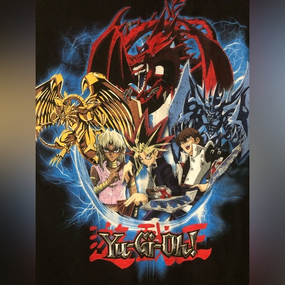 Yu-Gi-Oh graphic print black t-shirt‎ size medium brand new - Picture 13 of 14